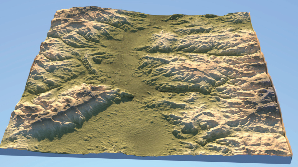 Authoring Terrains with Spatialised Style