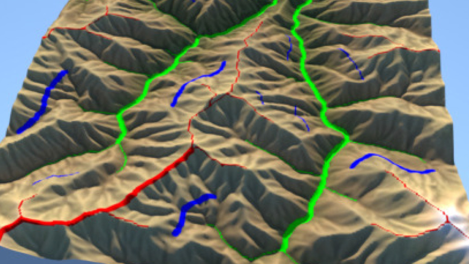 Interactive Authoring of Terrain using Diffusion Models